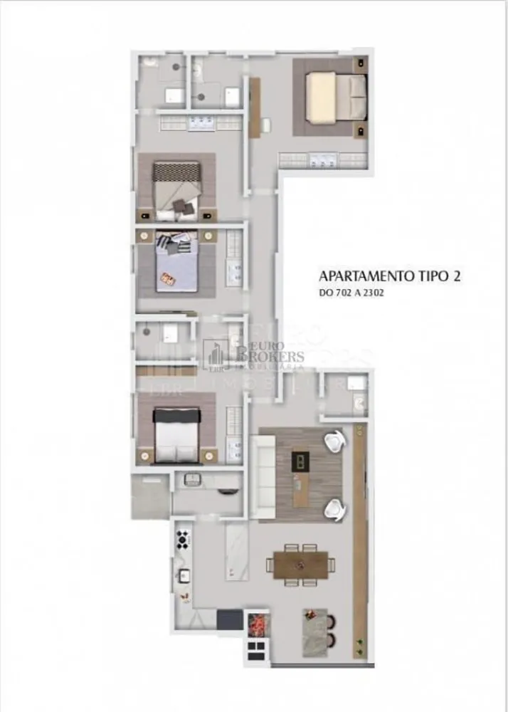 Apartamento, 4 quartos, 136 m² - Foto 7