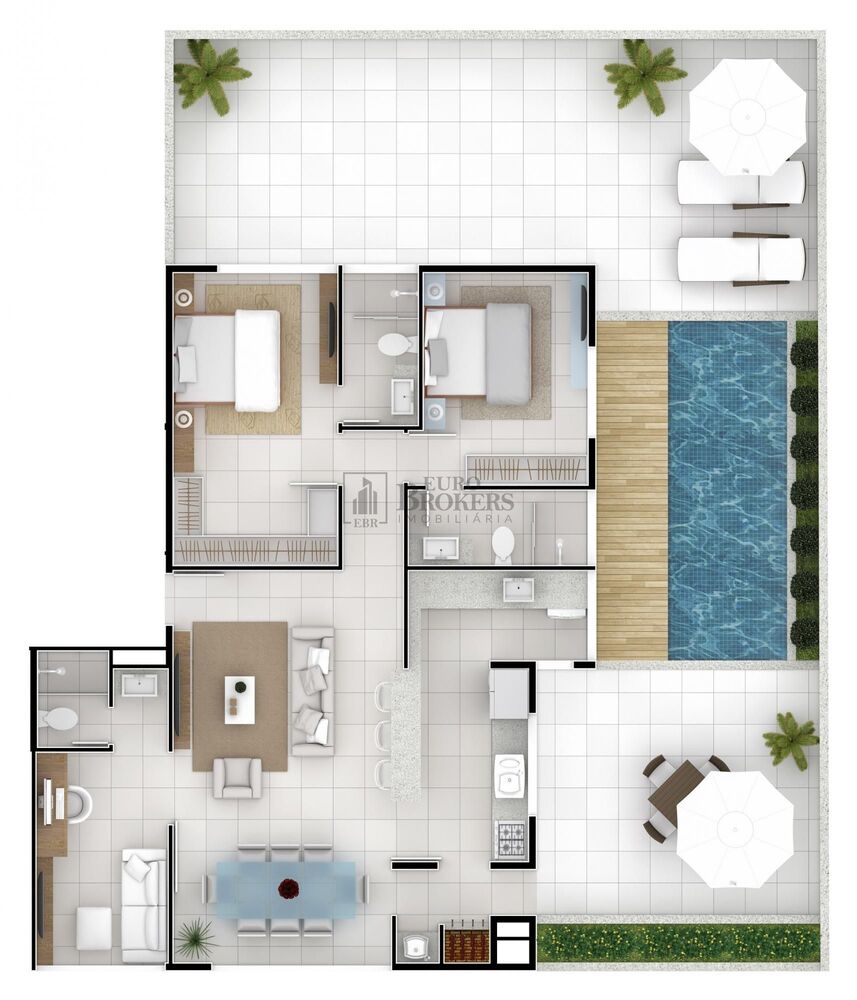 Apartamento, 3 quartos, 92 m² - Foto 3