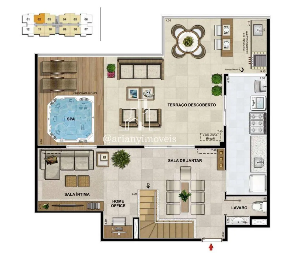 Cobertura, 3 quartos, 150 m² - Foto 29