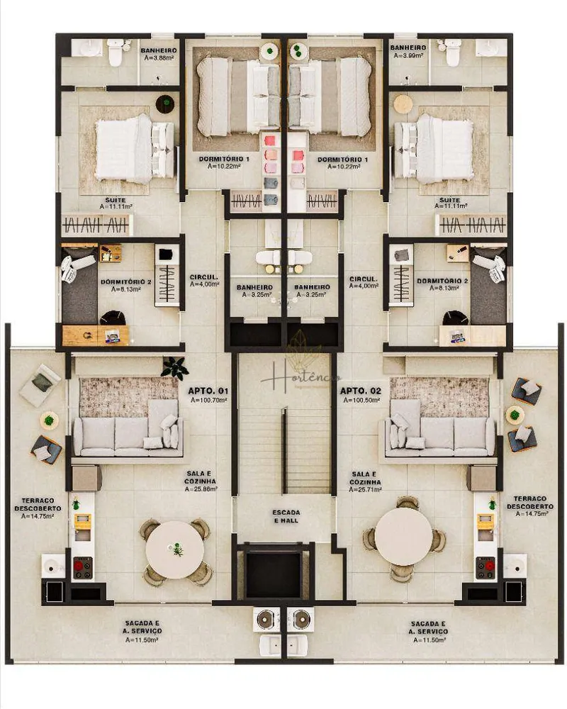 Apartamento, 3 quartos, 85 m² - Foto 3