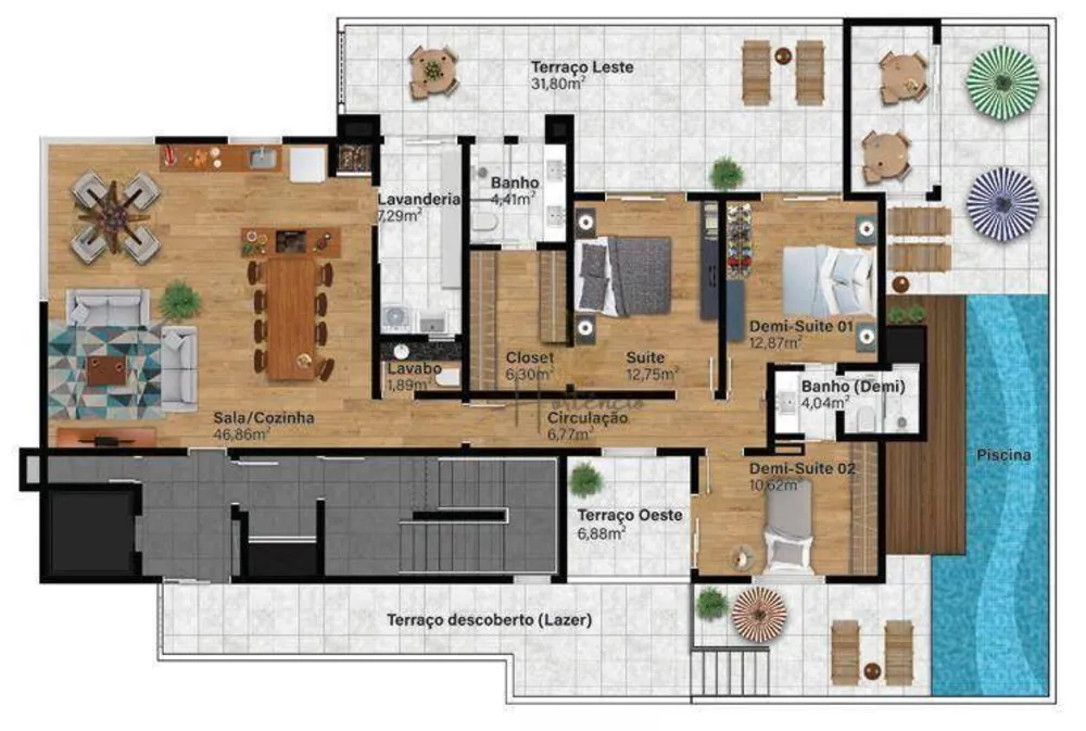 Apartamento, 3 quartos, 139 m² - Foto 4
