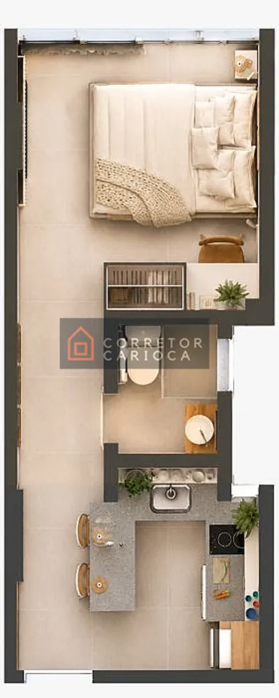 Apartamento, 1 quarto, 21 m² - Foto 8