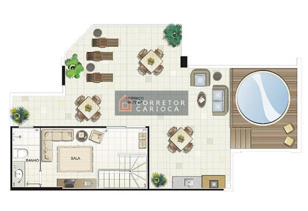 Cobertura, 3 quartos, 172 m² - Foto 27