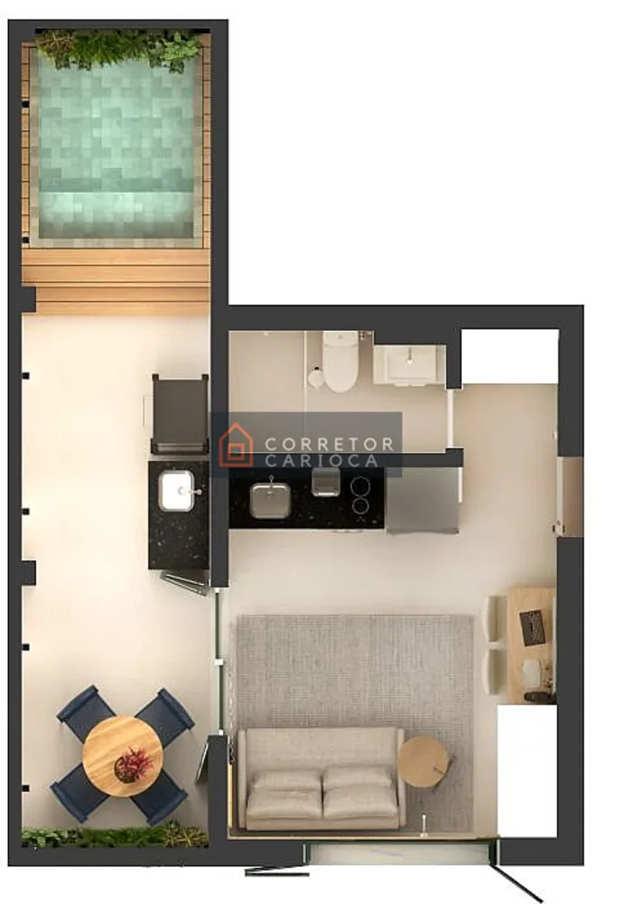 Apartamento, 1 quarto, 38 m² - Foto 17