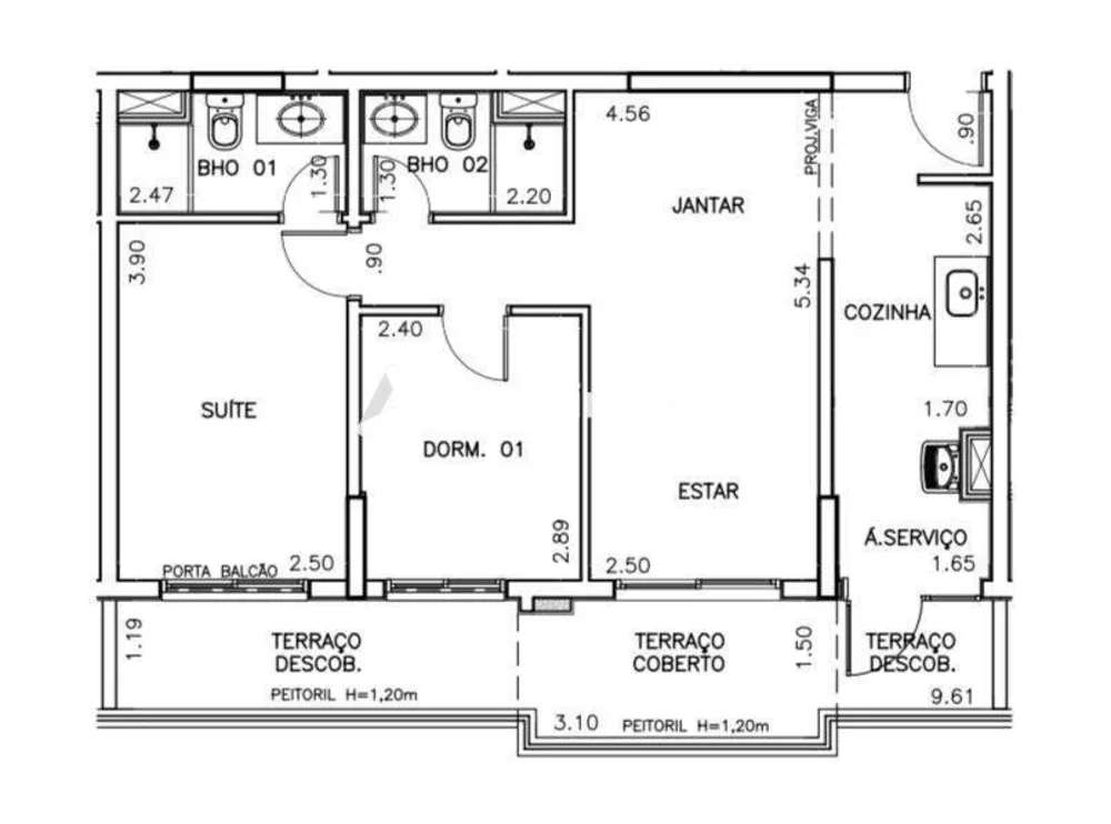 Apartamento à venda com 2 quartos, 82m² - Foto 3