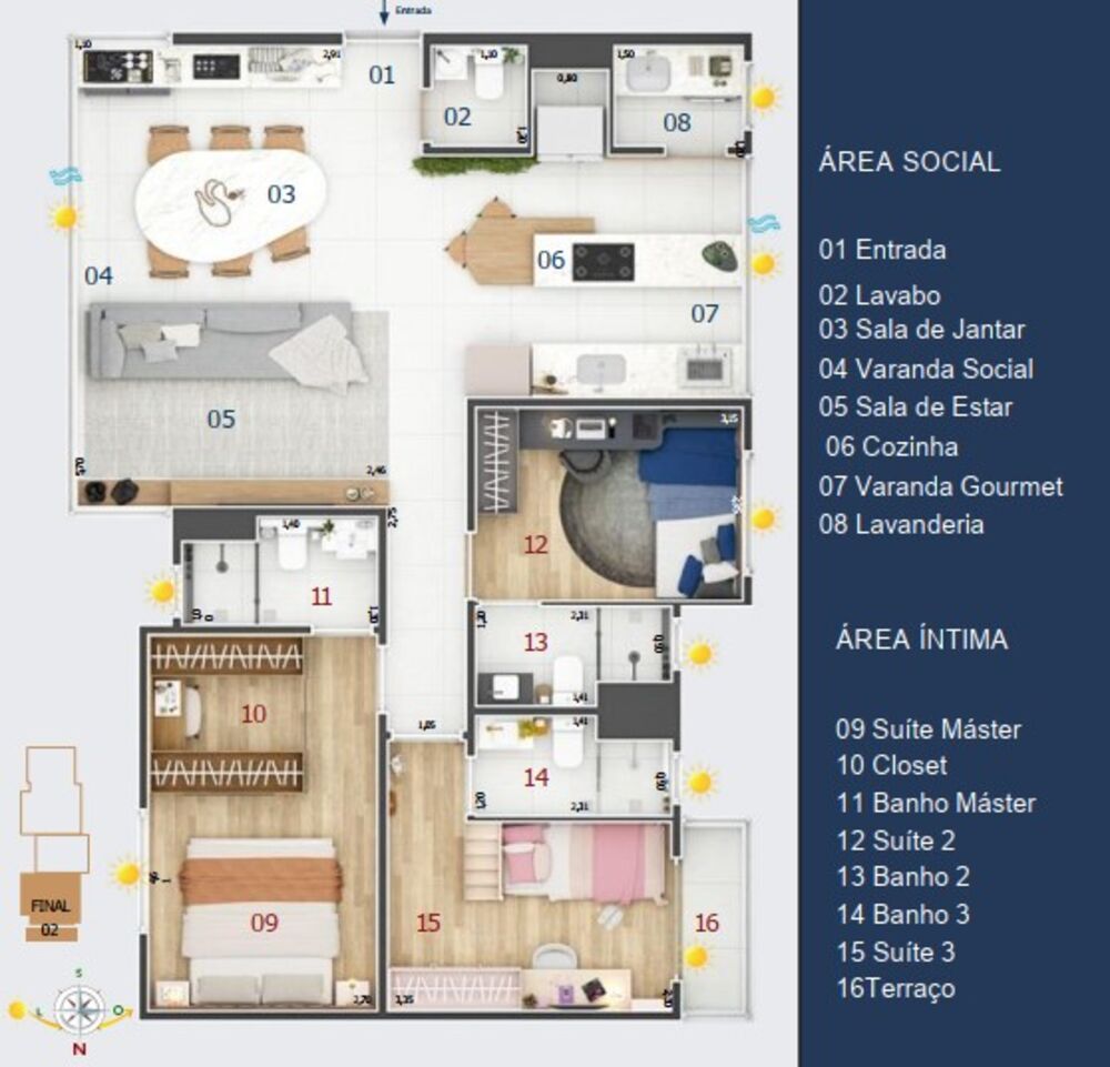 Apartamento, 3 quartos, 92 m² - Foto 20