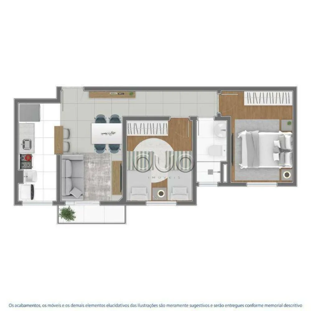 Apartamento, 2 quartos, 46 m² - Foto 11