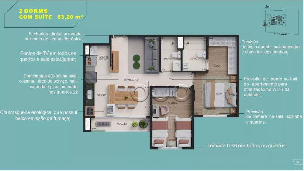 Apartamento, 2 quartos, 76 m² - Foto 5