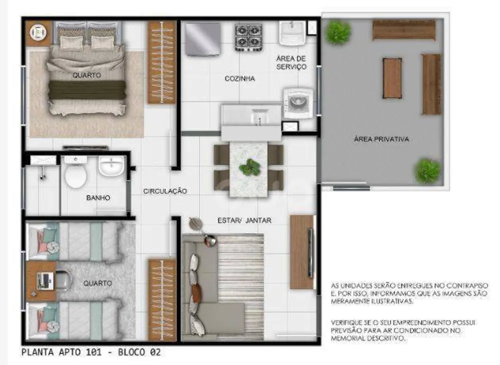 Apartamento, 2 quartos, 39 m² - Foto 7