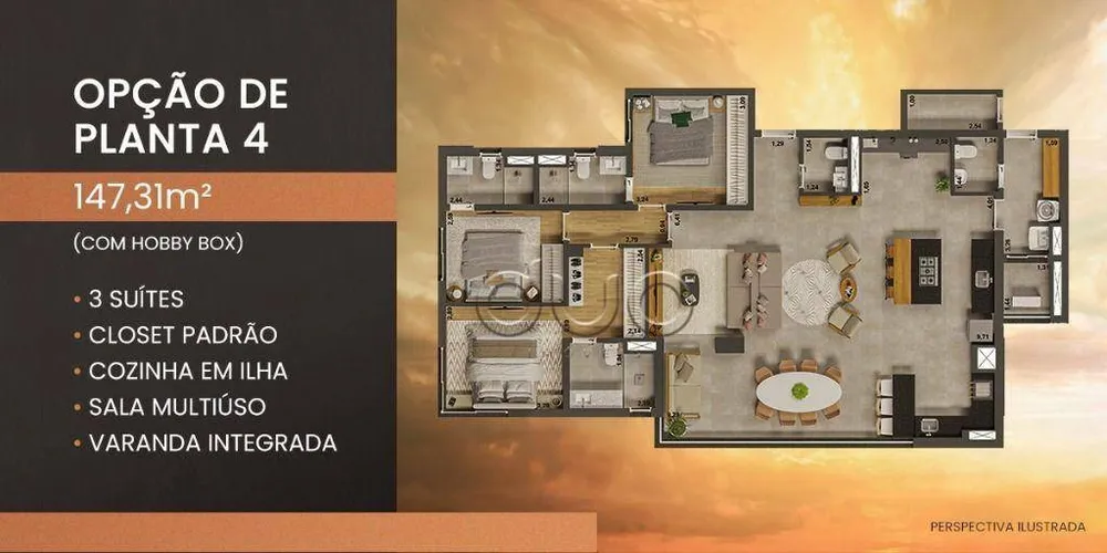 Apartamento, 4 quartos, 147 m² - Foto 20