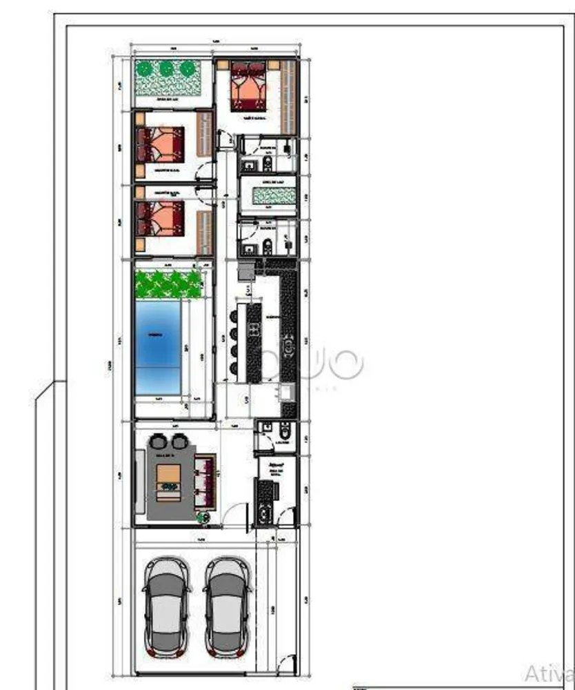 Casa, 3 quartos, 101 m² - Foto 2