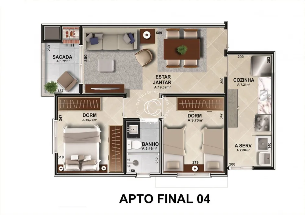 Apartamento, 2 quartos, 67 m² - Foto 4
