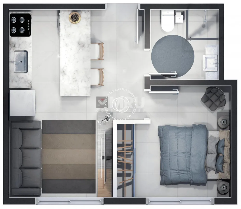 Apartamento, 1 quarto, 31 m² - Foto 2