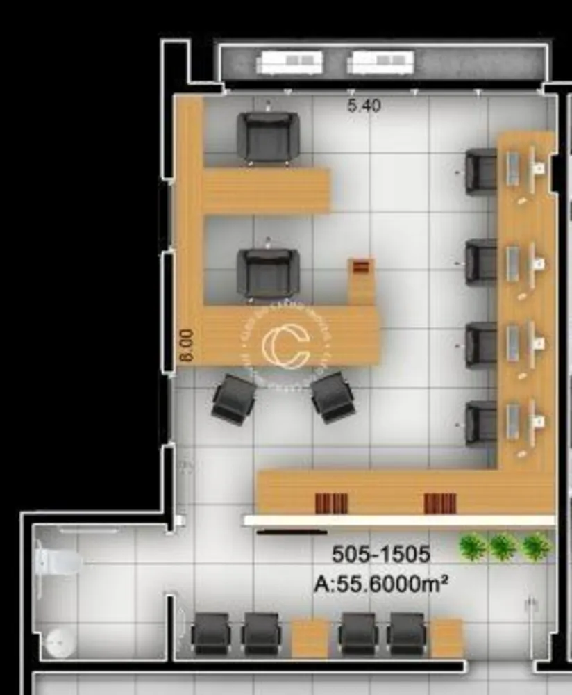 Sala-Conjunto, 55 m² - Foto 2
