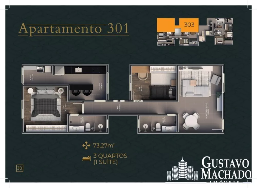 Apartamento, 3 quartos, 98 m² - Foto 19