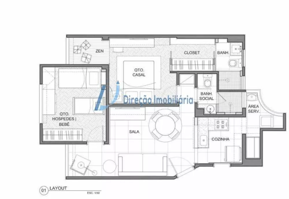 Apartamento, 2 quartos, 49 m² - Foto 5