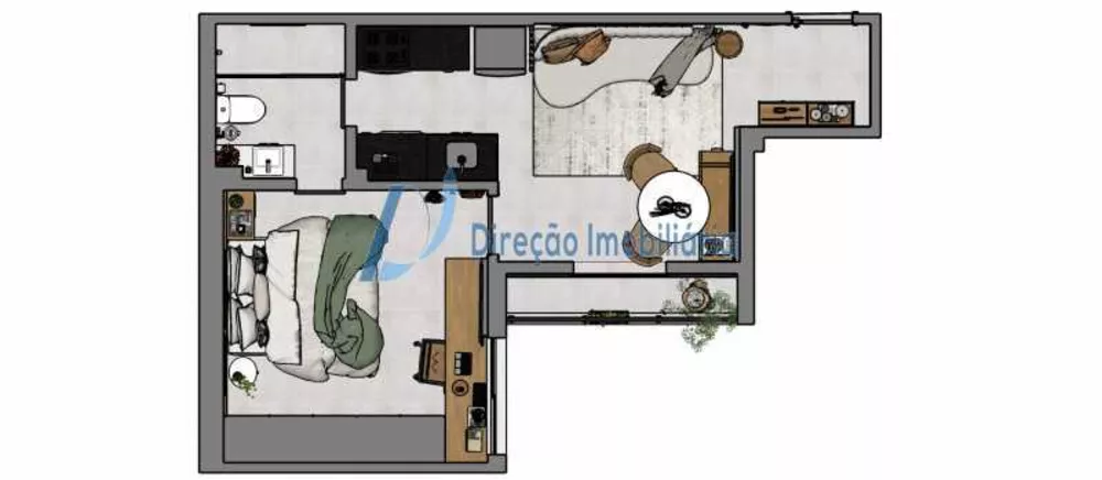 Apartamento, 1 quarto, 41 m² - Foto 5