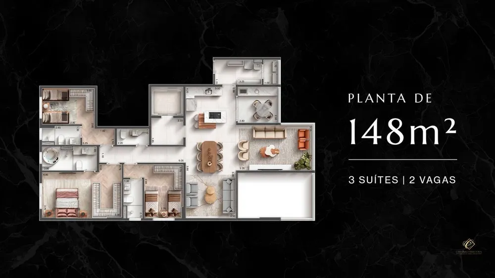 Apartamento, 4 quartos, 148 m² - Foto 1