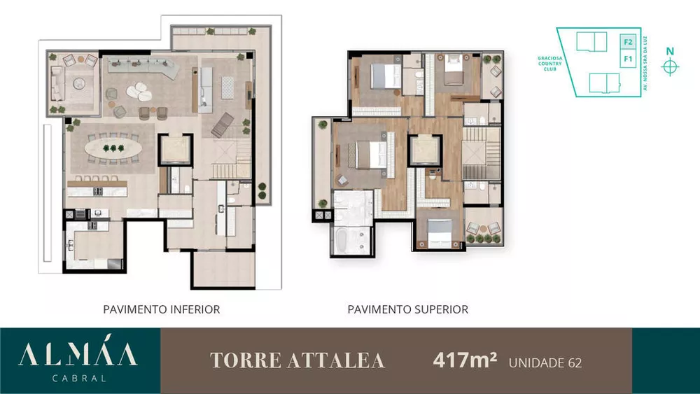 Apartamento à venda com 4 quartos, 417m² - Foto 3