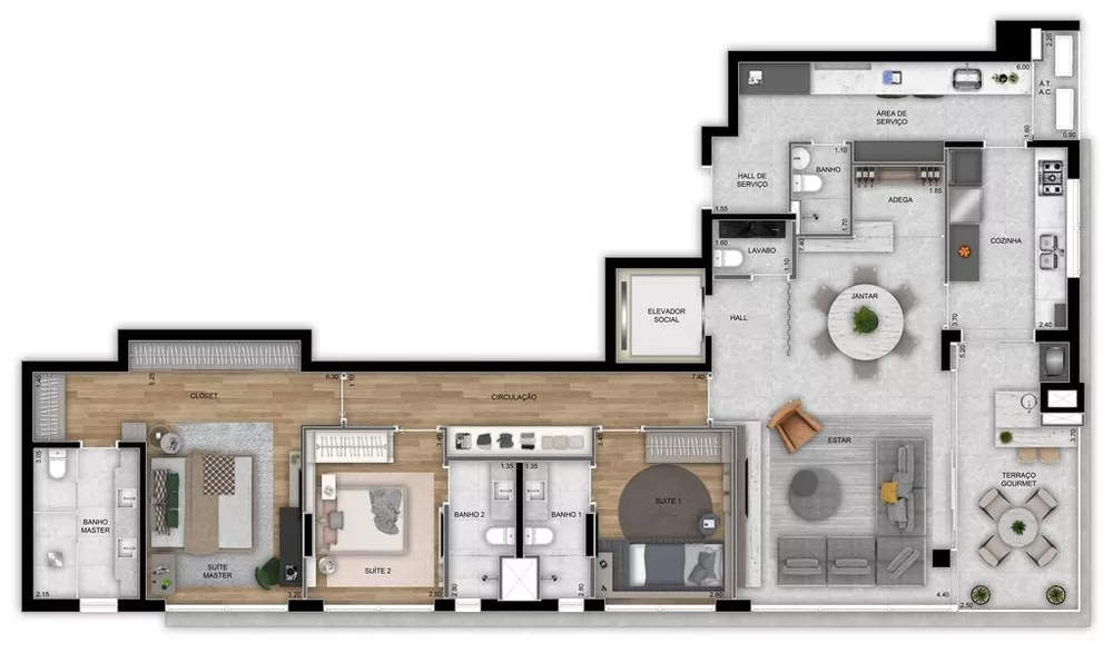 Cobertura, 4 quartos, 330 m² - Foto 16