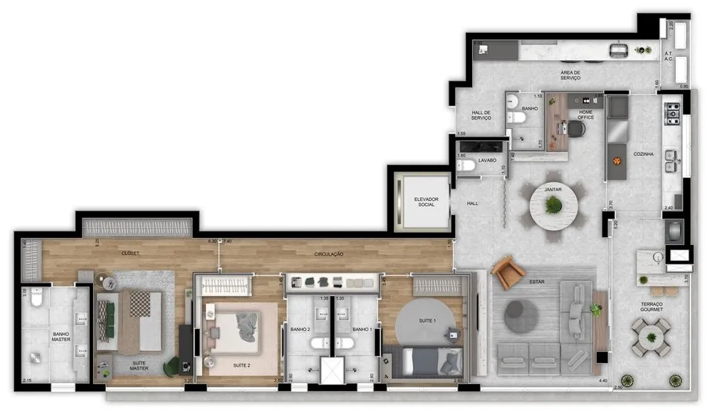 Cobertura, 4 quartos, 330 m² - Foto 6
