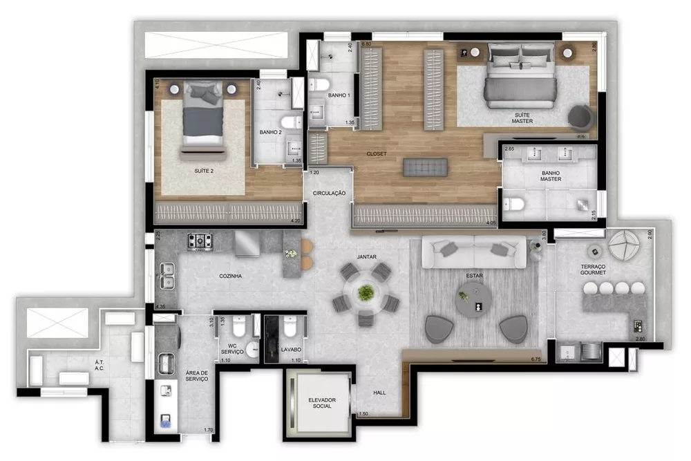 Cobertura, 4 quartos, 330 m² - Foto 23