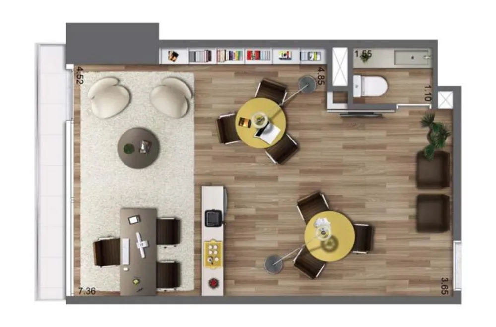 Sala-Conjunto, 84 m² - Foto 7
