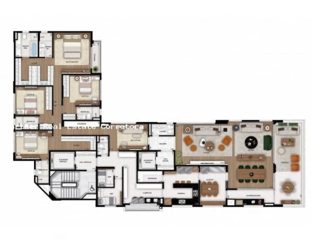 Apartamento, 4 quartos, 330 m² - Foto 2