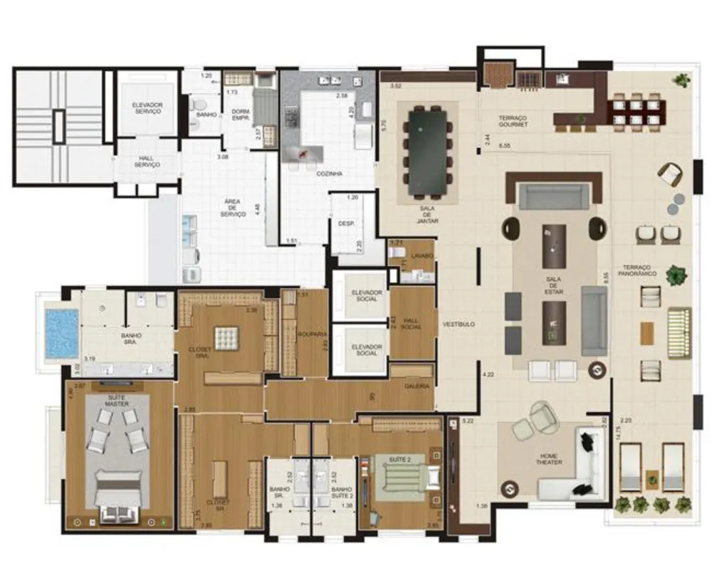 Apartamento, 4 quartos, 350 m² - Foto 18