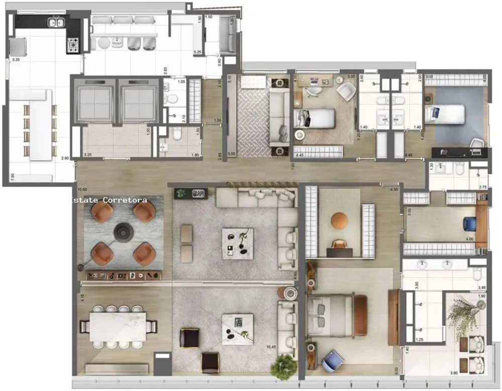 Apartamento, 4 quartos, 343 m² - Foto 16