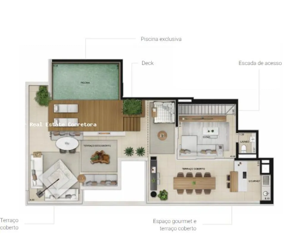 Cobertura, 4 quartos, 343 m² - Foto 3