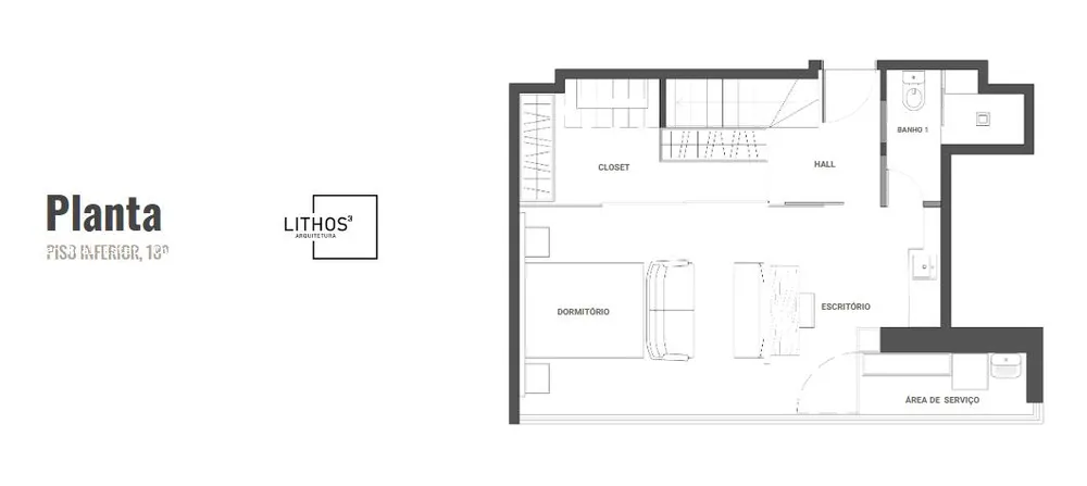 Cobertura, 1 quarto, 157 m² - Foto 3