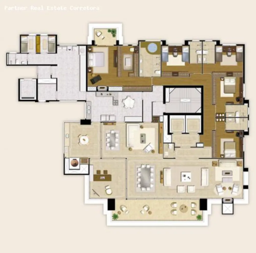 Apartamento, 5 quartos, 425 m² - Foto 1