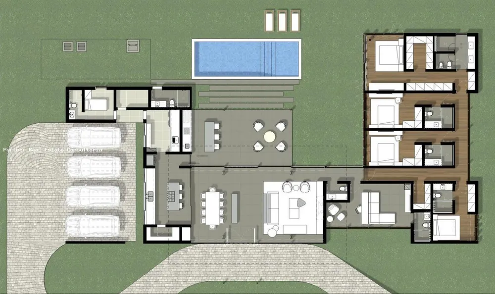 Casa de Condomínio, 5 quartos - Foto 2