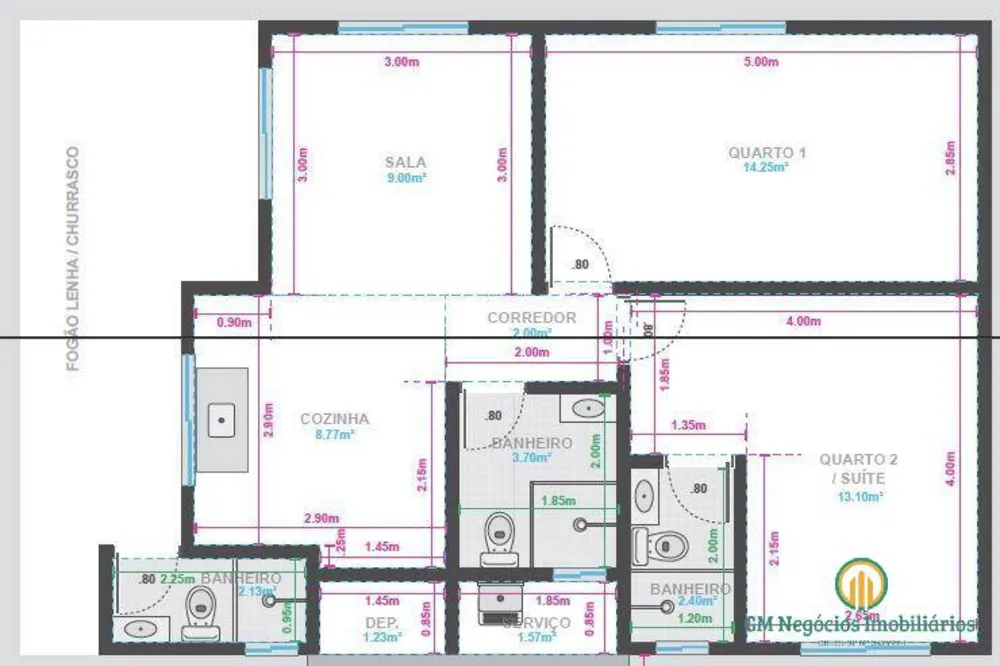 Casa, 2 quartos, 125 m² - Foto 11