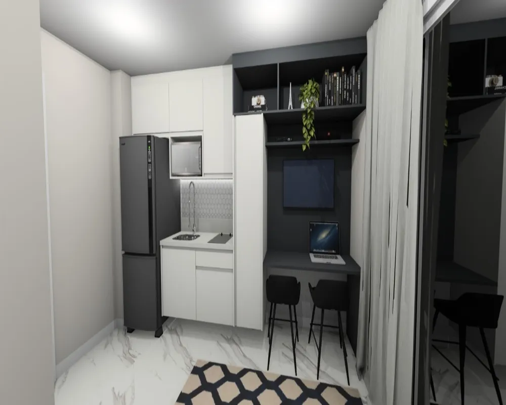 Apartamento, 1 quarto, 21 m² - Foto 2