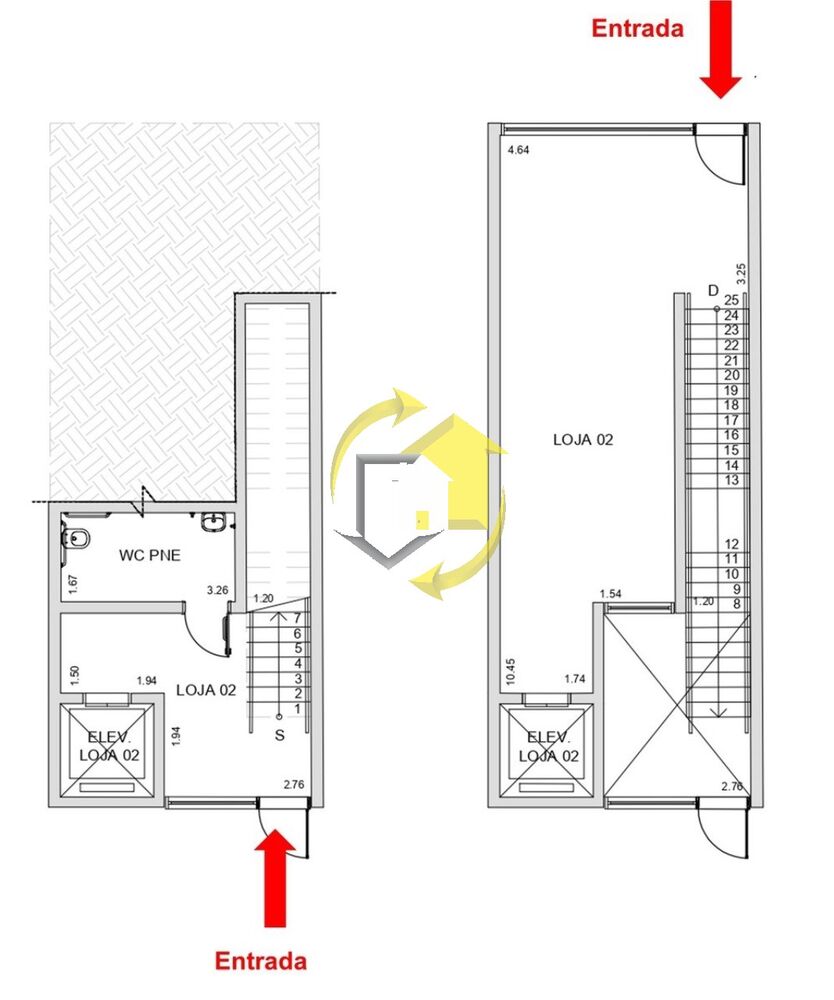 Loja-Salão, 78 m² - Foto 2