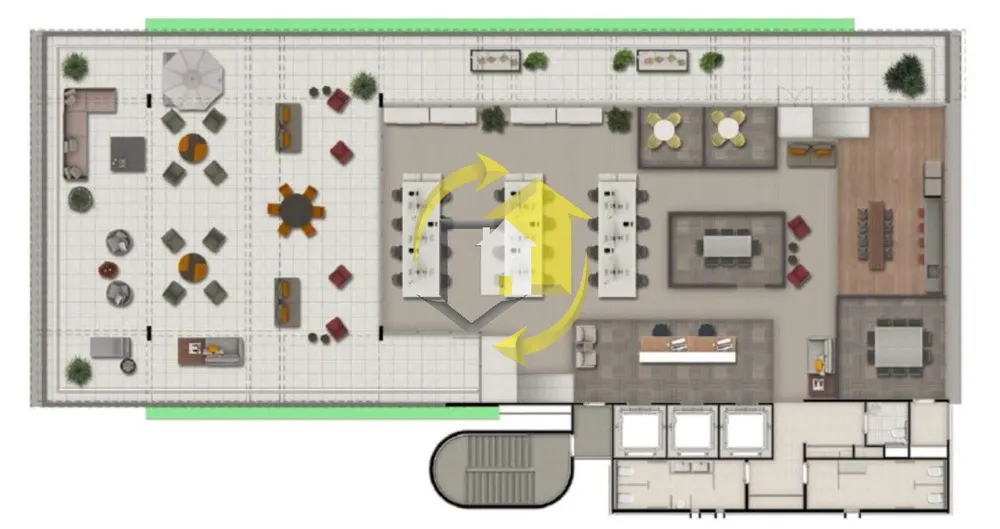 Sala-Conjunto, 779 m² - Foto 1