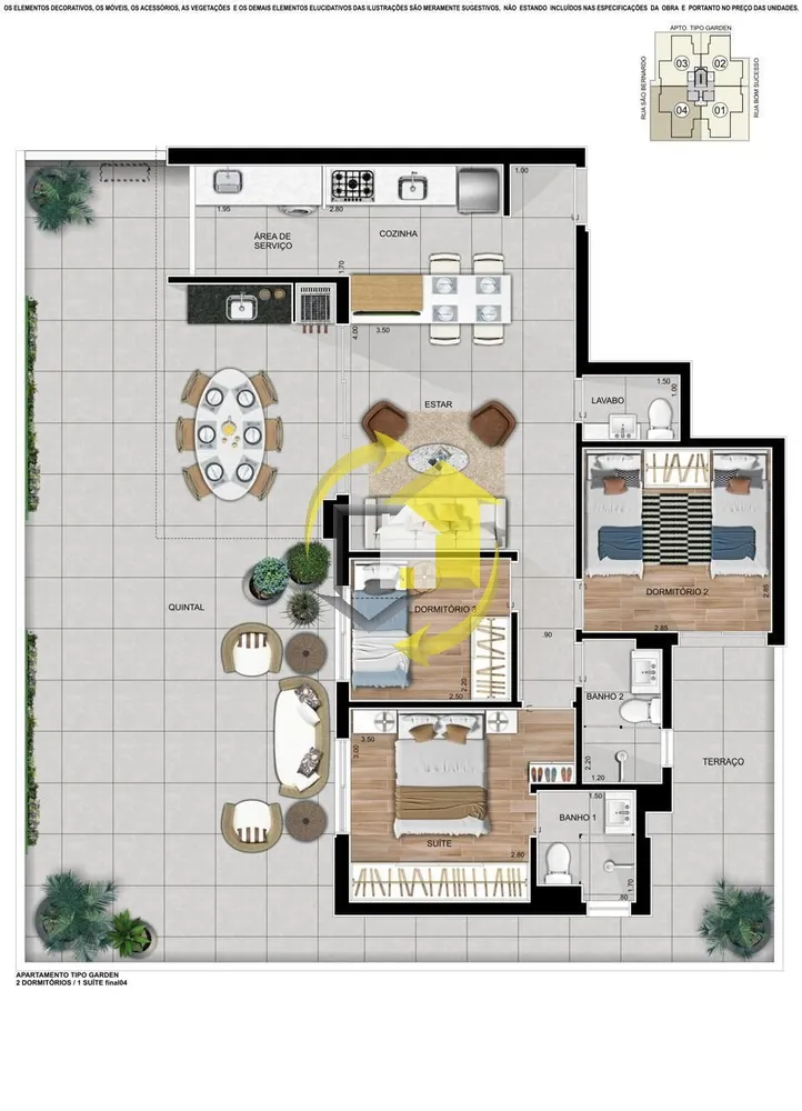 Apartamento, 2 quartos, 80 m² - Foto 4