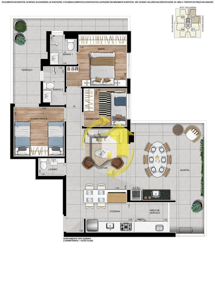 Apartamento, 2 quartos, 80 m² - Foto 8