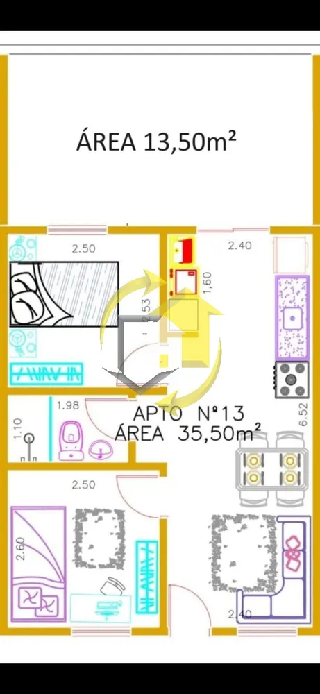 Apartamento, 2 quartos, 49 m² - Foto 7
