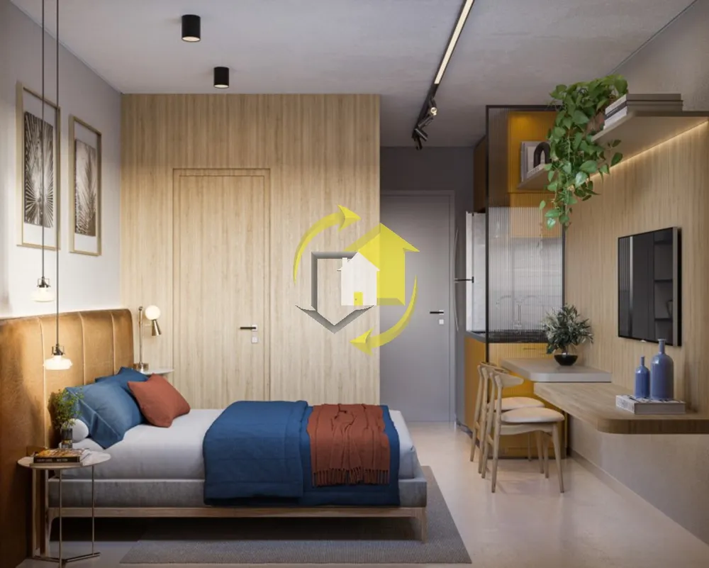 Apartamento, 1 quarto, 17 m² - Foto 2