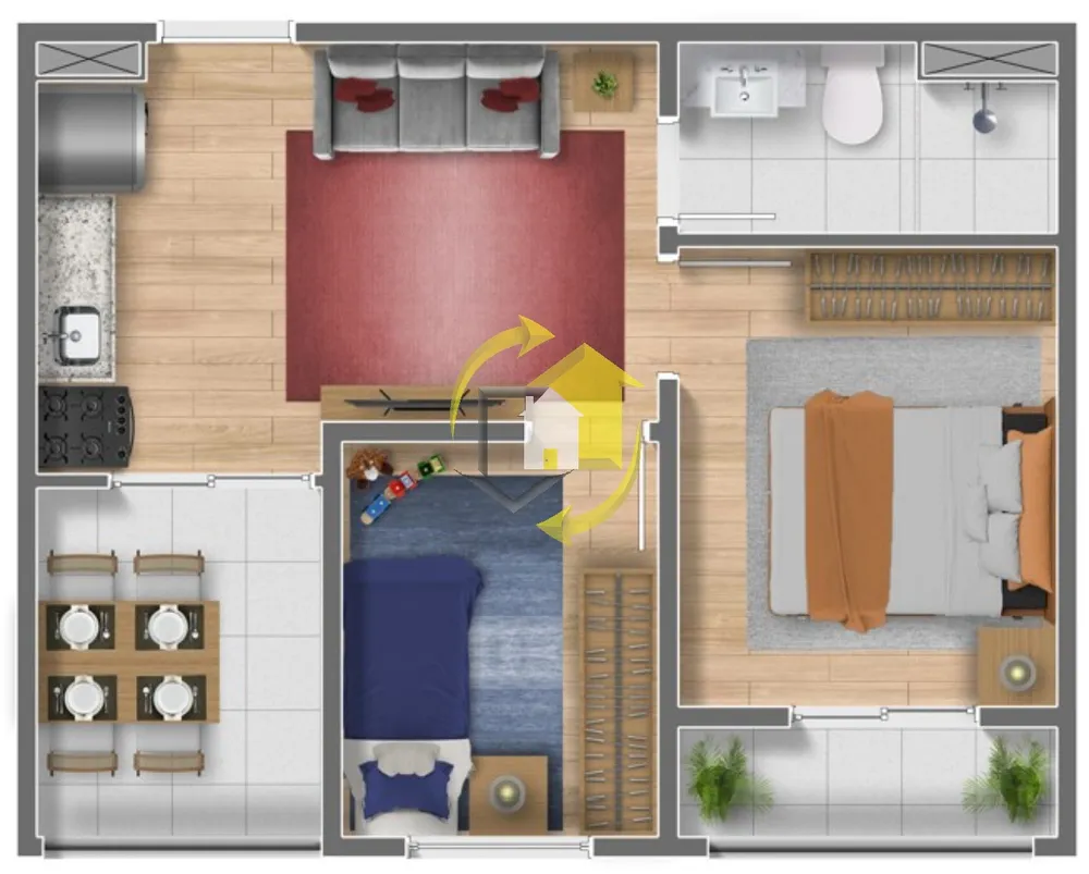Apartamento, 1 quarto, 17 m² - Foto 4