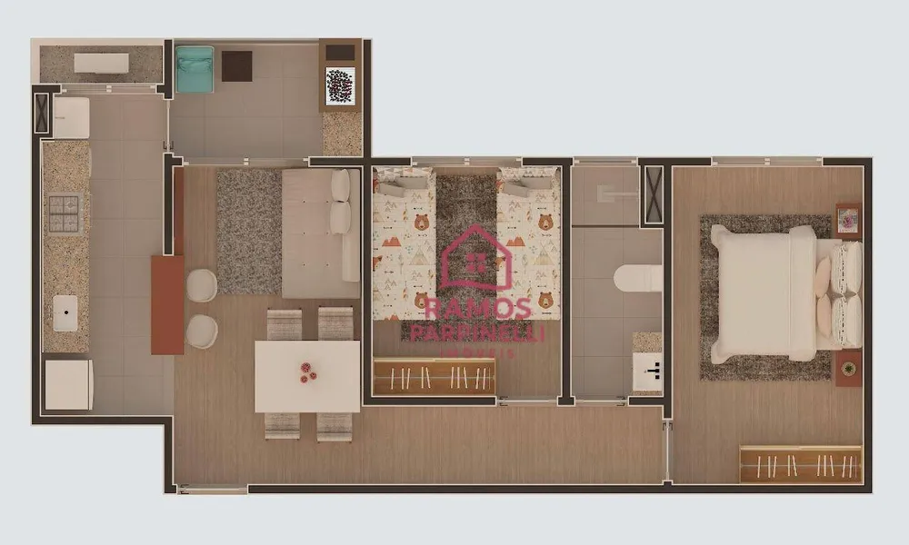 Apartamento, 2 quartos, 51 m² - Foto 8