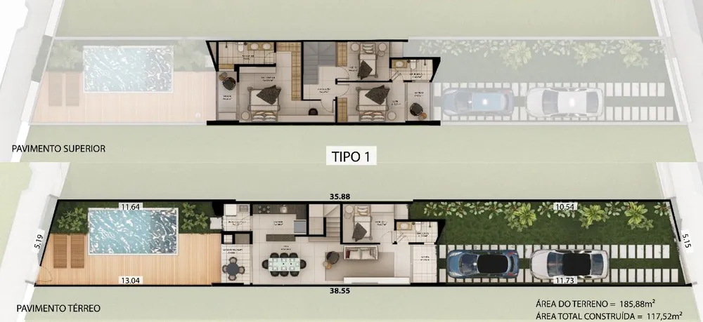 Casa, 4 quartos, 119 m² - Foto 3