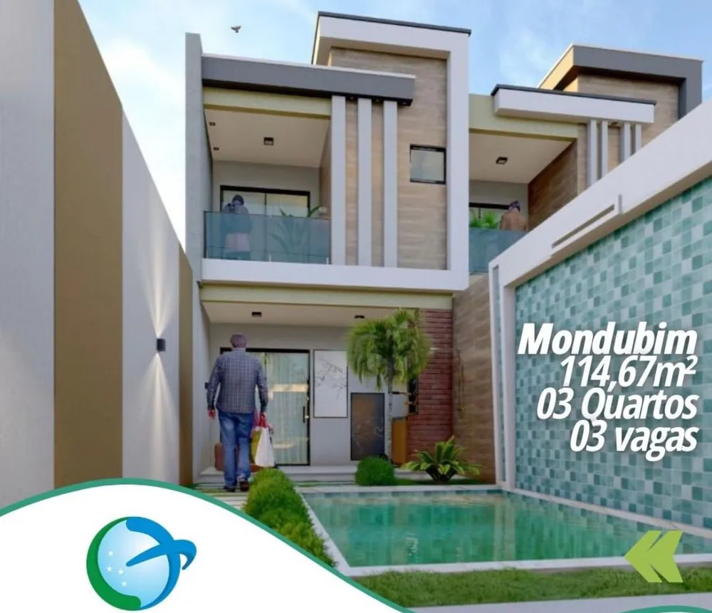 Casa, 3 quartos, 114 m² - Foto 1