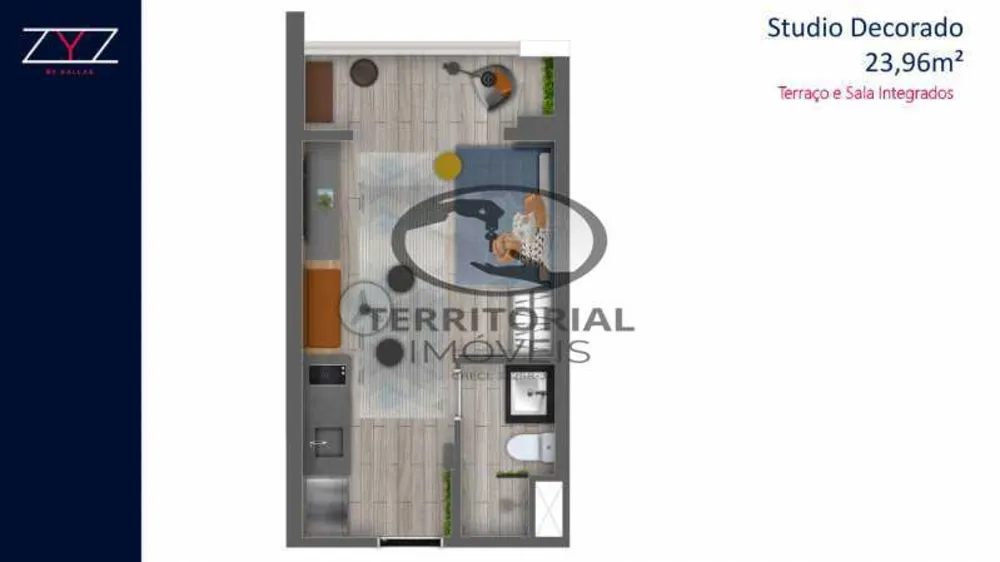 Apartamento, 1 quarto, 23 m² - Foto 4