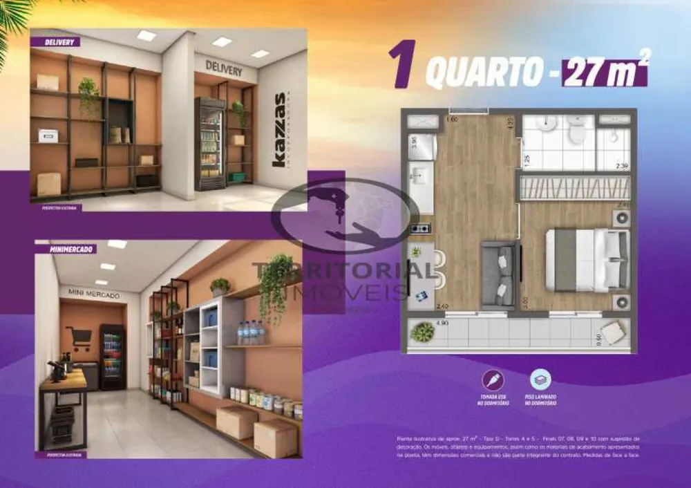 Apartamento, 1 quarto, 27 m² - Foto 4