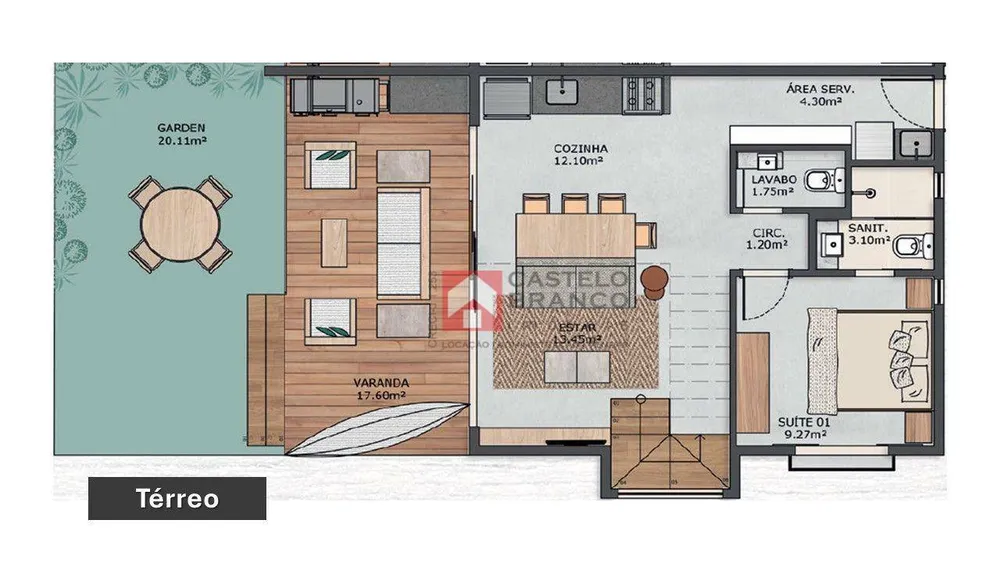 Casa de Condomínio, 3 quartos - Foto 8