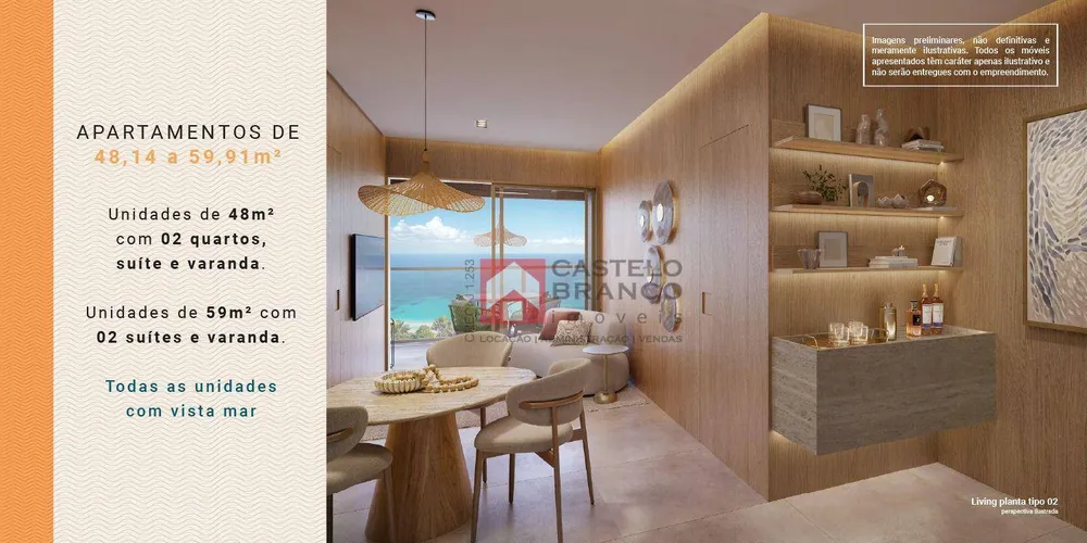 Apartamento, 2 quartos, 48 m² - Foto 3